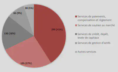 Source : Comité de Bâle – Enquête auprès de prestataires clés de services de fintech, par activité